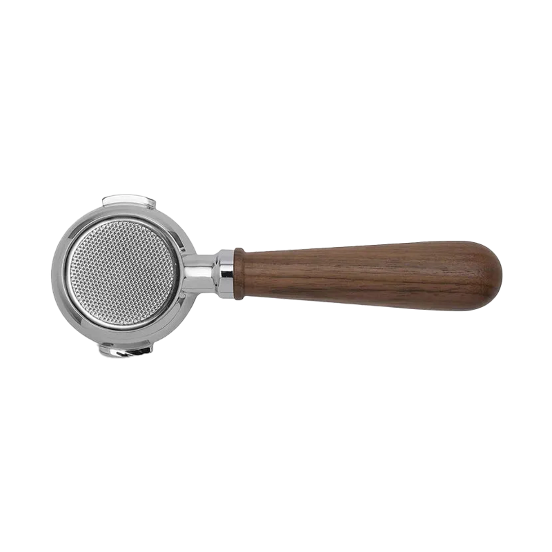 Lelit Wood Line Bottomless Portafilter - 58 mm - Walnut