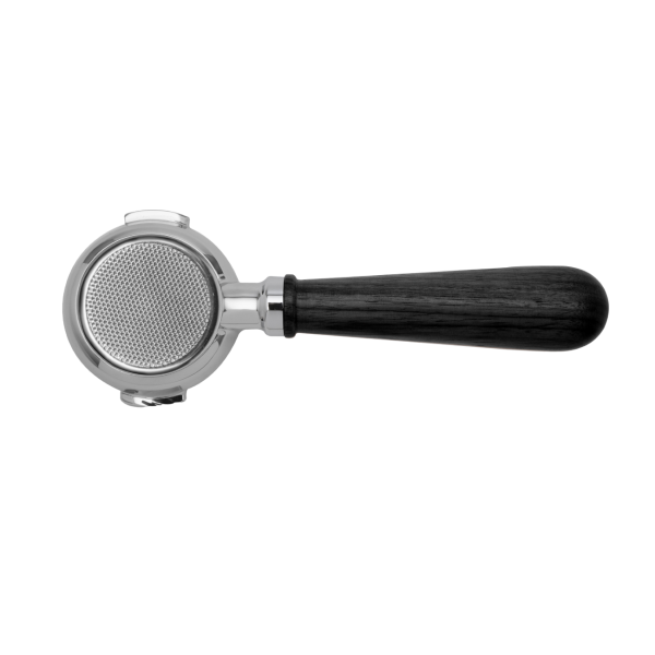 Lelit Wood Line Bottomless Portafilter - 58mm - Black Walnut