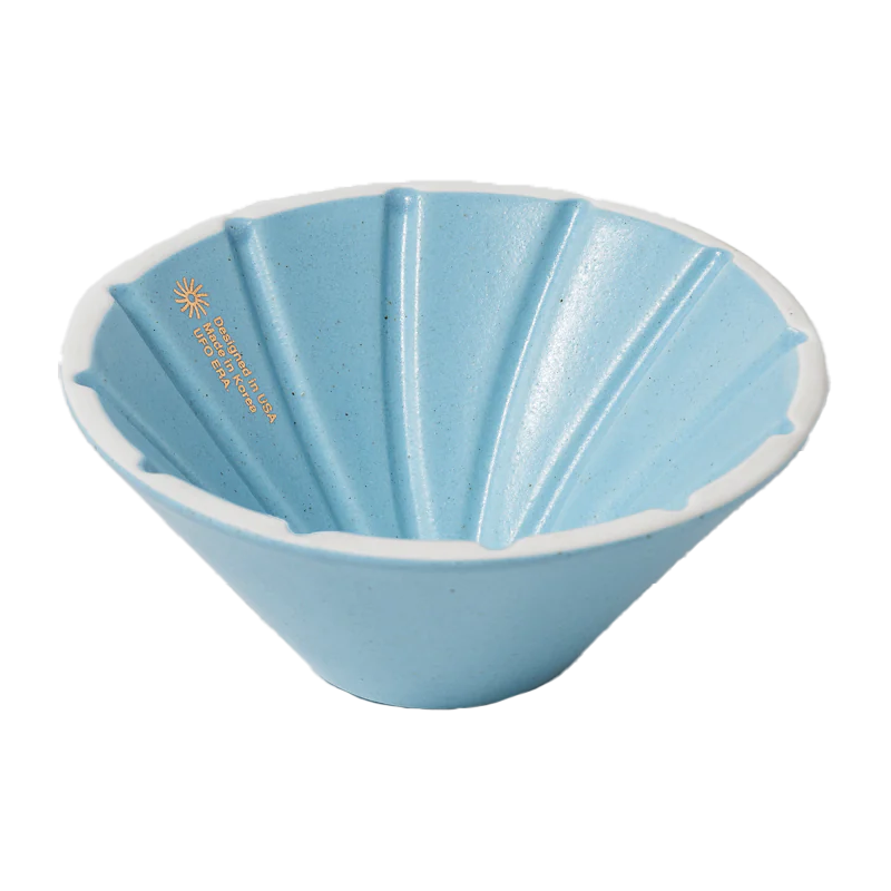 UFO Dripper - Ceramic Dripper - Matte Blue (used)