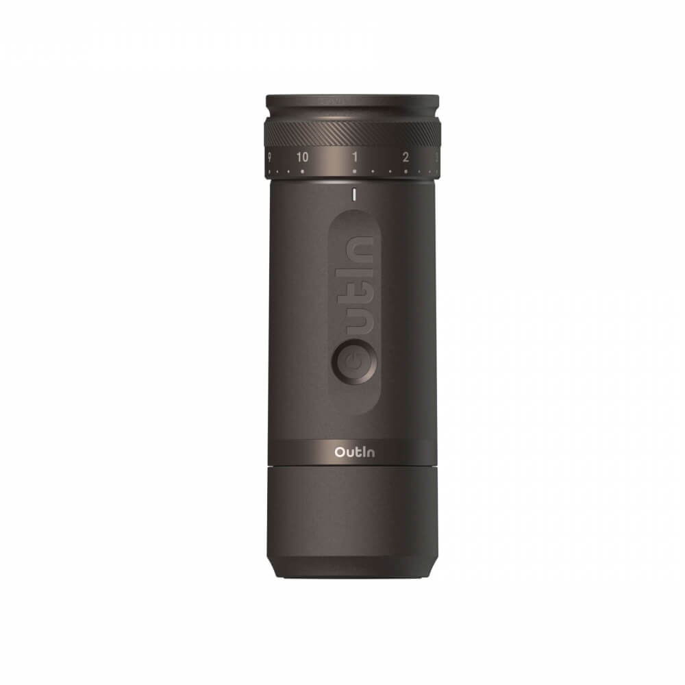 Outin Fino Portable Electric Espresso Coffee Grinder - Brown