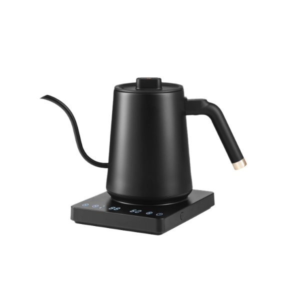 ZeroHero WuMing Gooseneck Kettle - Electric Kettle with Temperature Control - 900 ml - Black