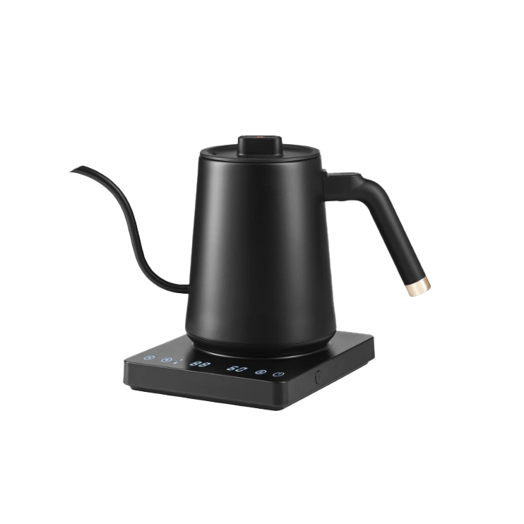 ZeroHero WuMing Gooseneck Kettle - Electric Kettle with Temperature Control - 900 ml - Black