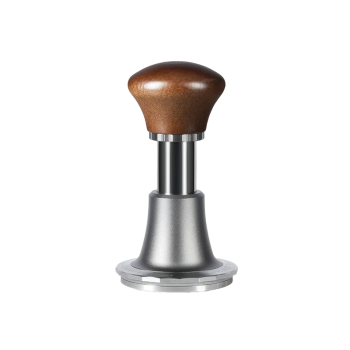 ZeroHero Sword Calibrated Espresso Tamper - ripple base - 58.5 mm - wood (walnut)