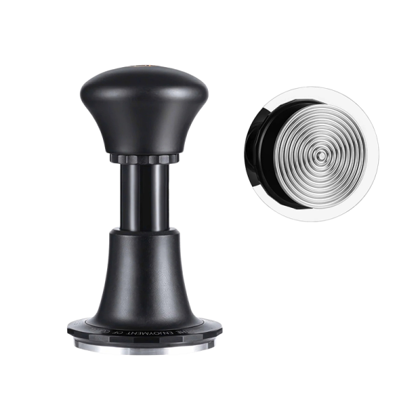 ZeroHero Sword Calibrated Espresso Tamper - ripple base - 58.5 mm - black