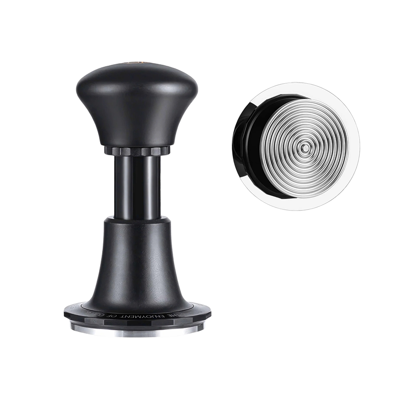 ZeroHero Sword Calibrated Espresso Tamper - ripple base - 58.5 mm - black
