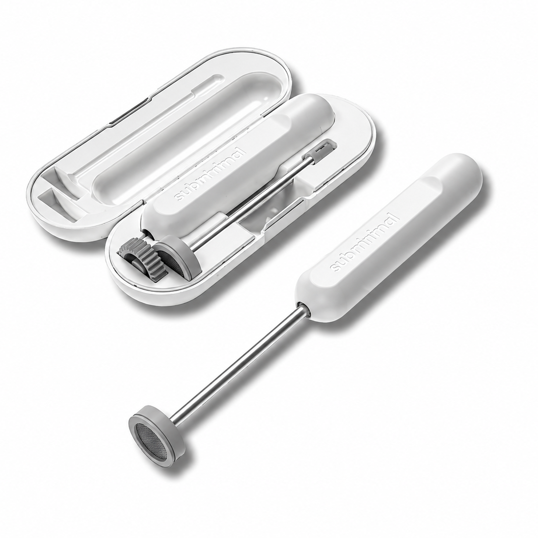Subminimal NanoFoamer GO Milk Frother - White