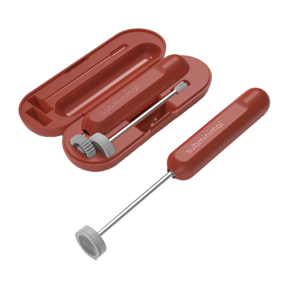 Subminimal NanoFoamer GO Milk Frother - terracotta