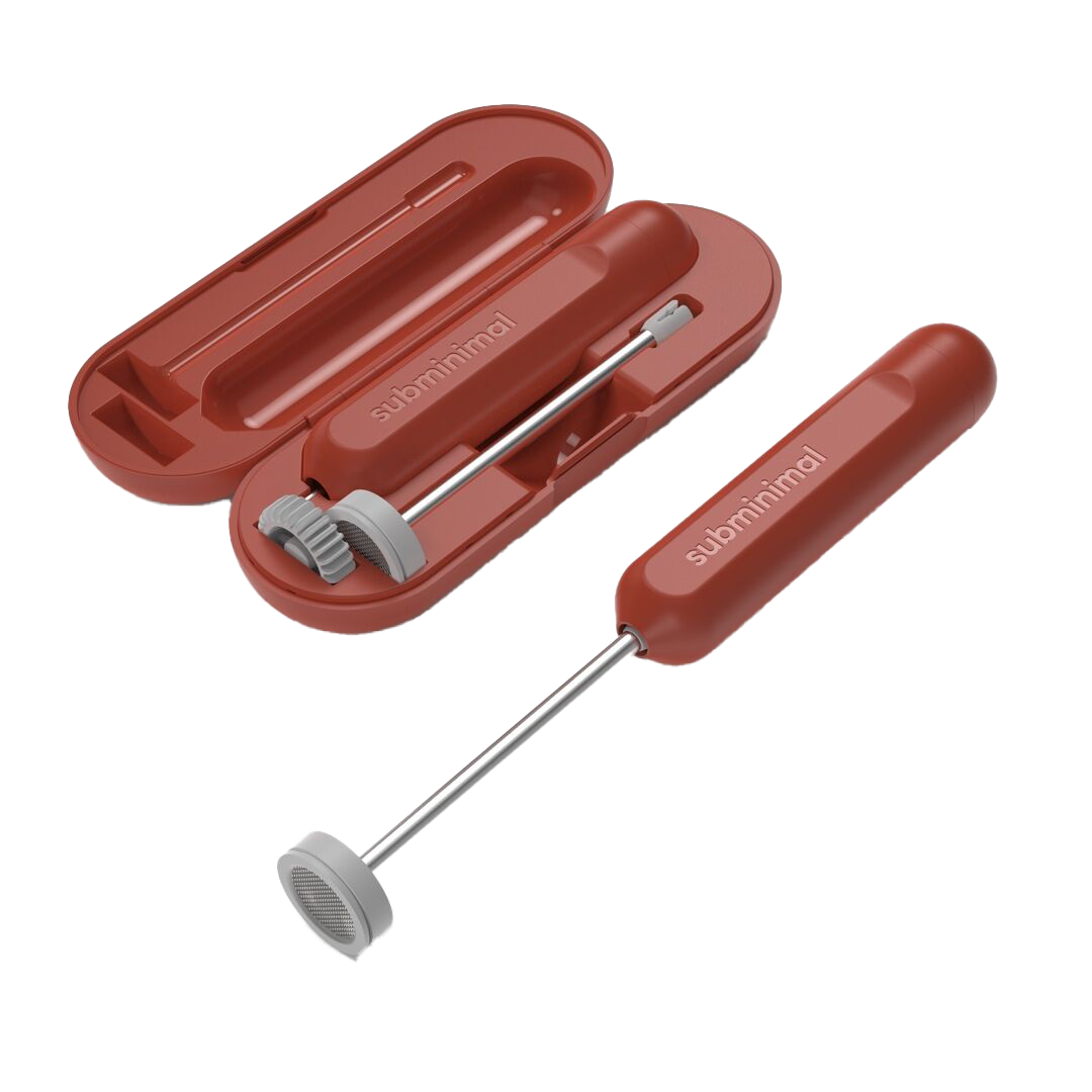 Subminimal NanoFoamer GO Milk Frother - terracotta