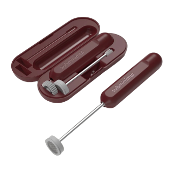 Subminimal NanoFoamer GO Milk Frother - Cabernet