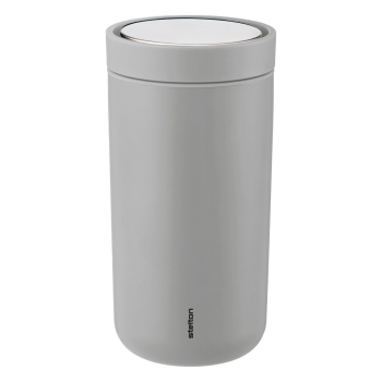 Stelton Thermo mug To Go Click 0,2l - light gray