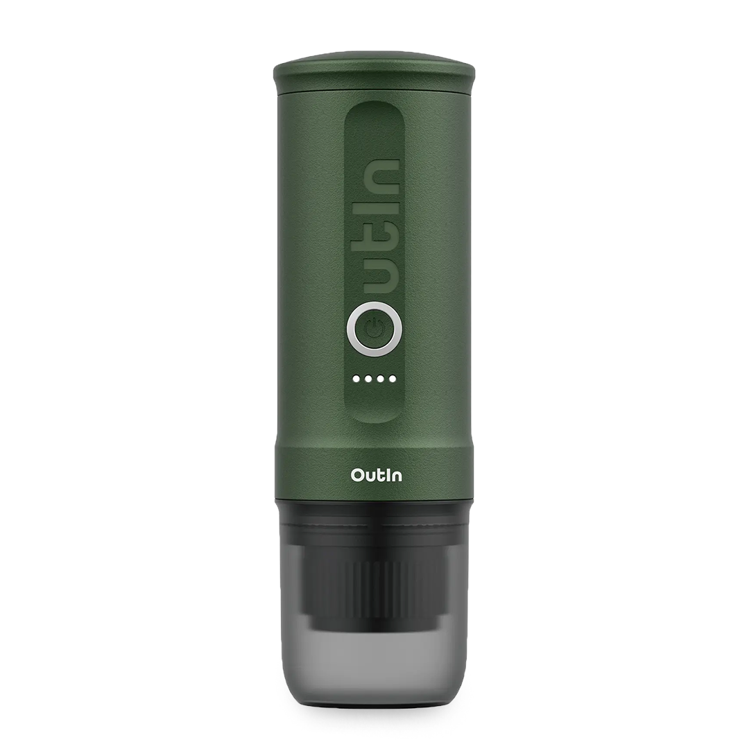 Outin Nano Portable Espresso Machine - Forest Green (used)