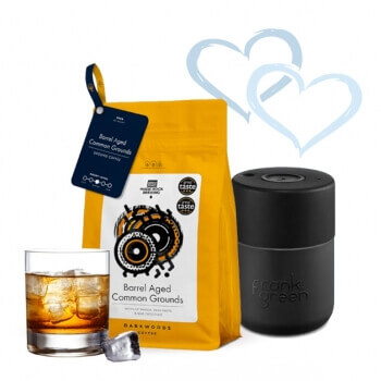 Etiopie COMMON GROUNDS + Frank Green Original 230ml - černý