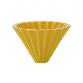 Origami dripper ceramic S - yellow