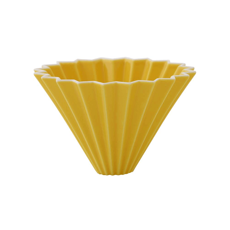 Origami dripper ceramic S - yellow