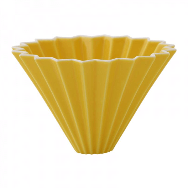 Origami dripper ceramic M - yellow