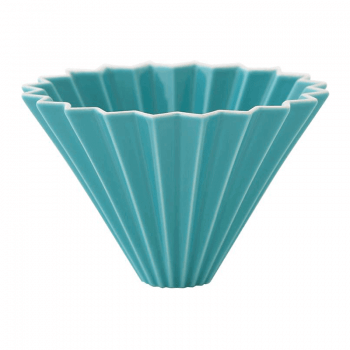 Origami dripper ceramic M - turquoise