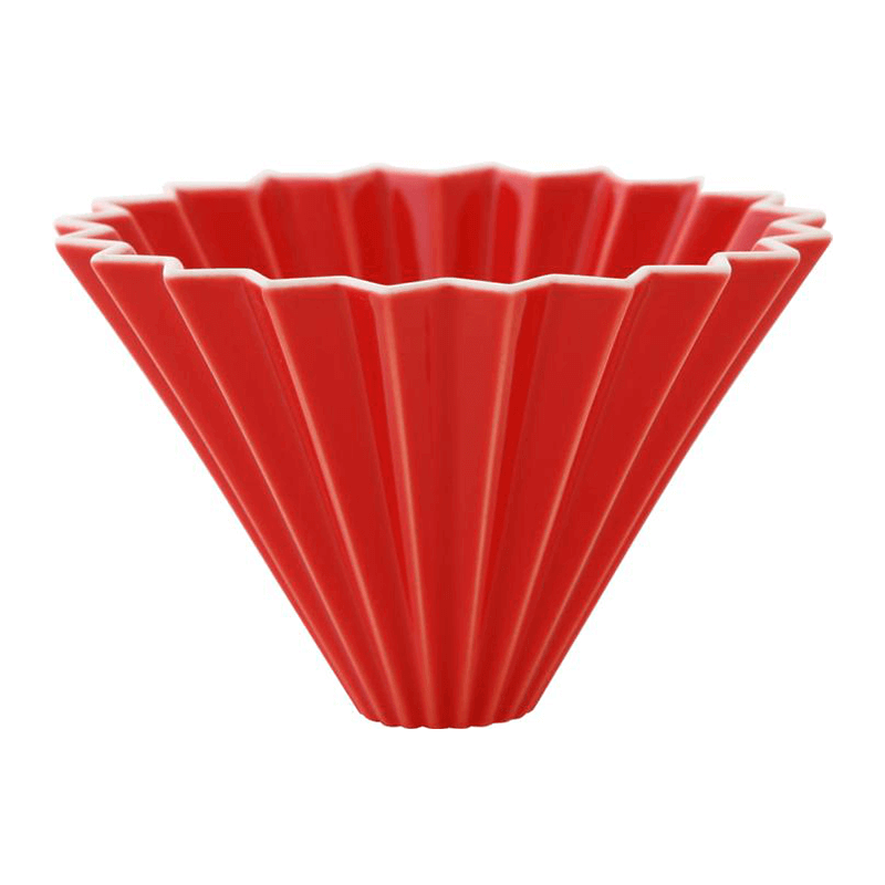 Origami dripper ceramic M - red