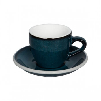 Tazas para Café Espresso Celeste Egg 80ml Loveramics River Blue