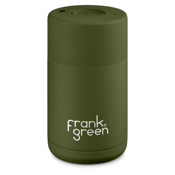 Frank Green Ceramic 295 ml stainless steel - khaki