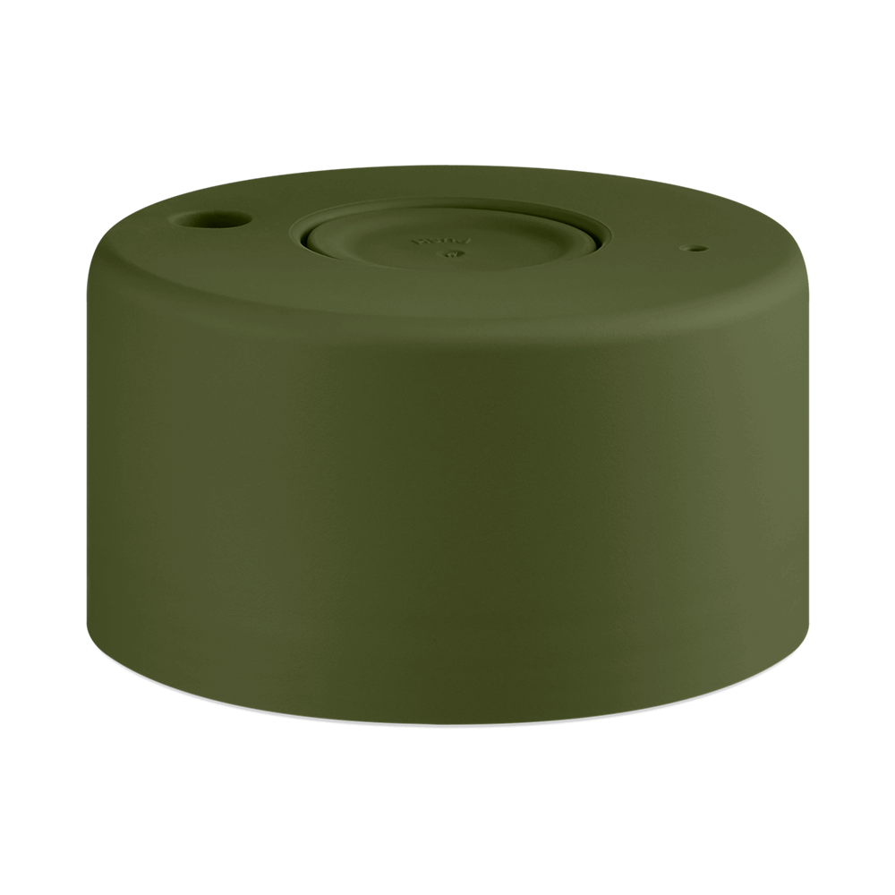 Frank Green Button lid - spare cap whole mechanism - khaki