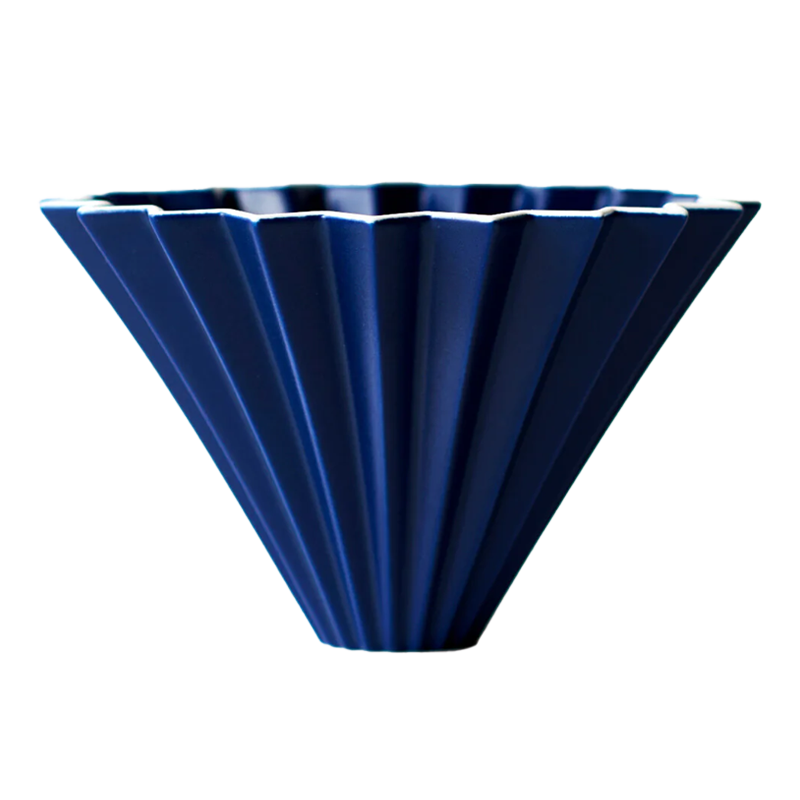 Origami dripper ceramic M - dark blue