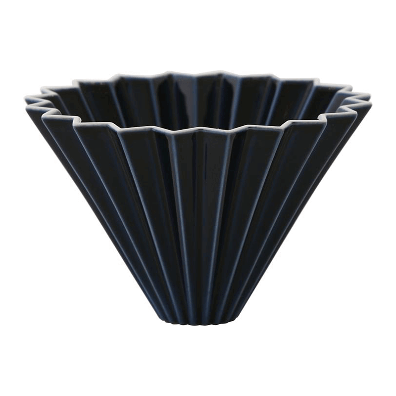 Origami dripper ceramic M - dark blue