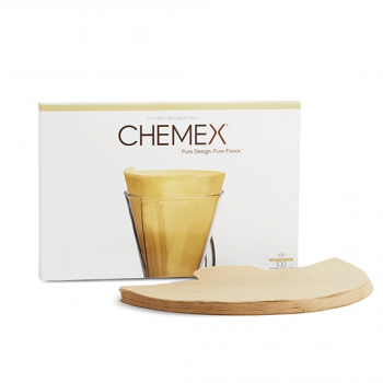 Paper filters Chemex 1-3 cups unbleached