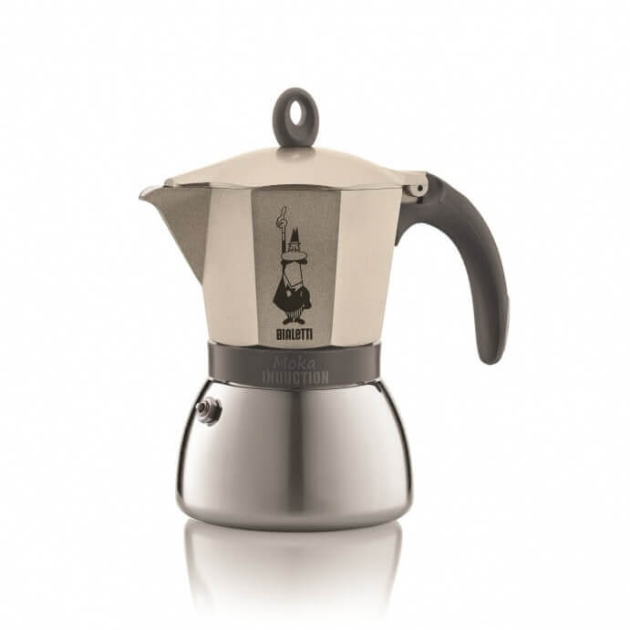 Bialetti Moka Induction moka pot - 6 golden cups