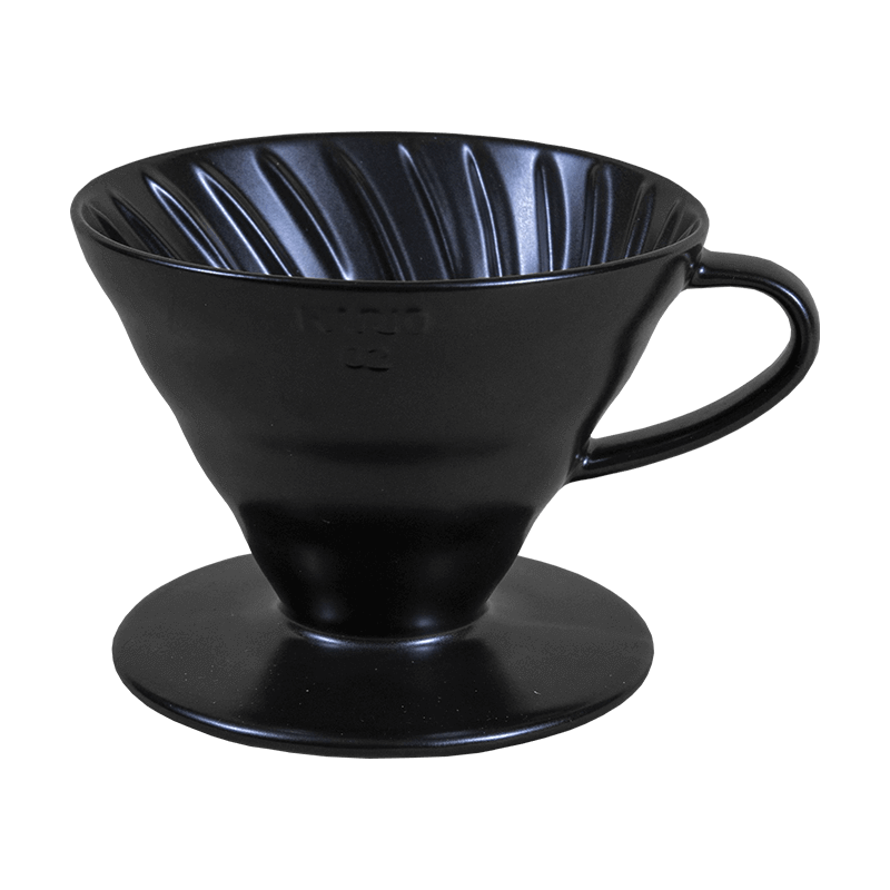 Dripper Hario V60-02 - ceramic black + 40 filters