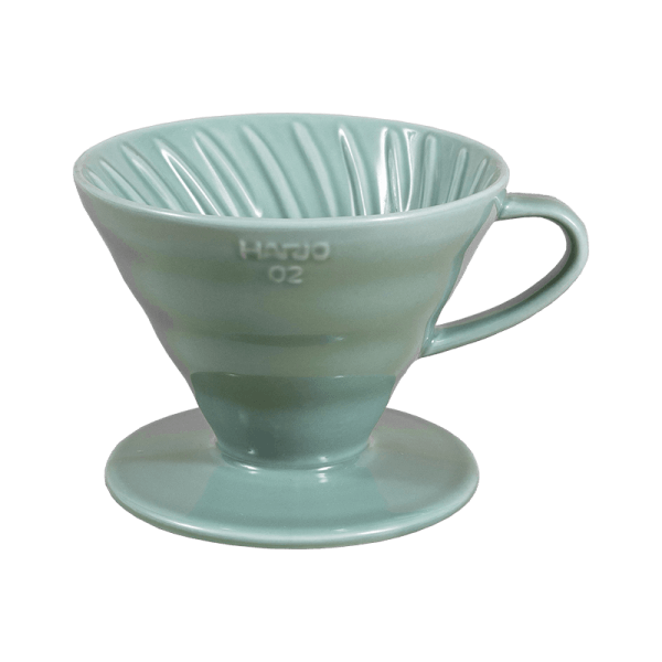 Dripper Hario V60-02 - ceramic turquoise blue + 40 filters