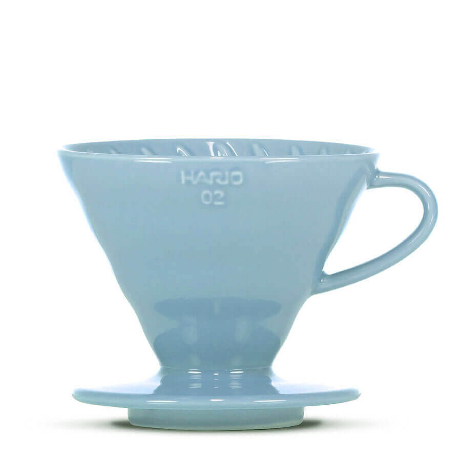 Dripper Hario V60-02 - ceramic blue + 40 filters