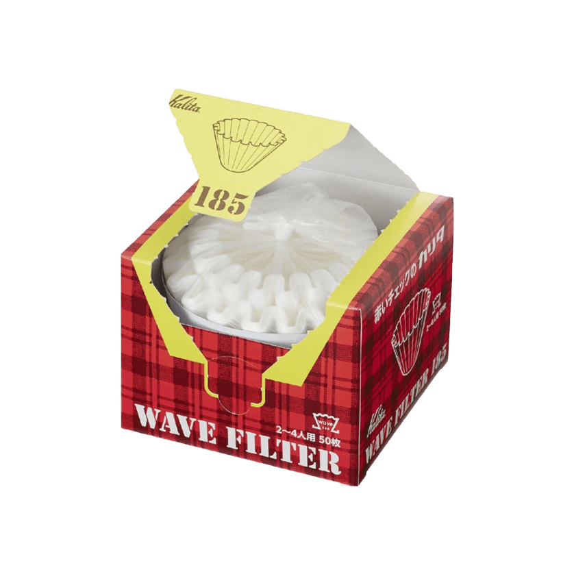 Paper filters Kalita Wave 185 - bleached - box of 50 pcs