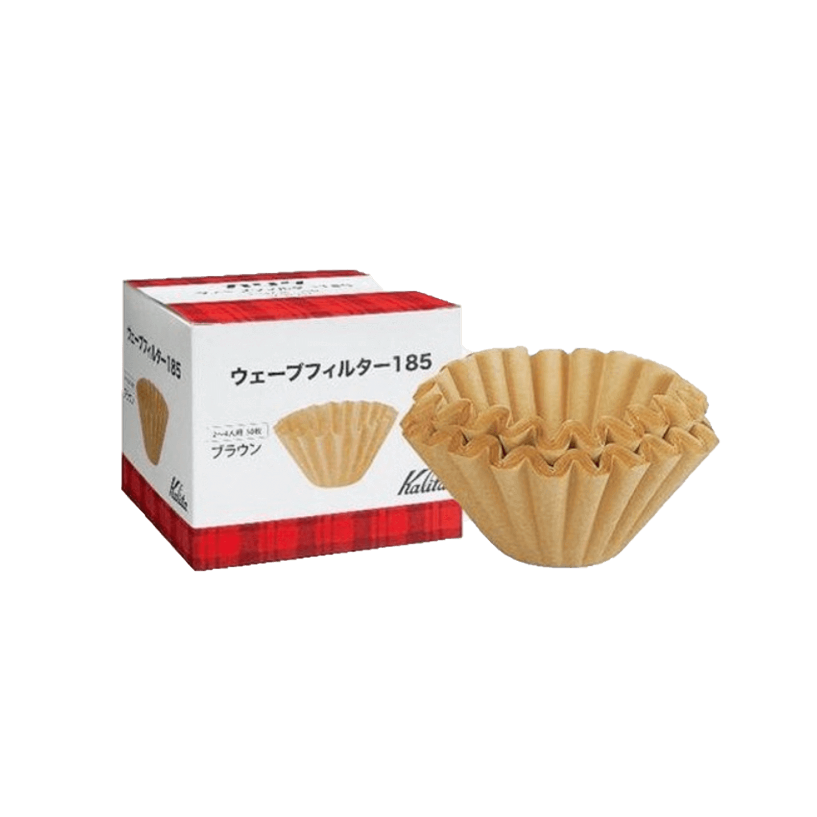 Paper filters Kalita Wave 155 - unbleached - box of 50 pcs