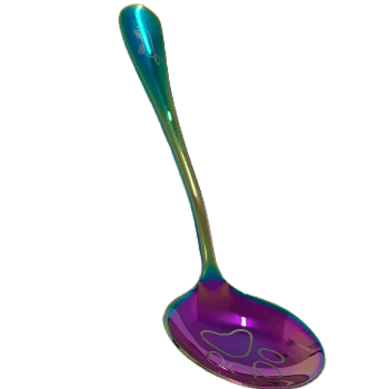 The Naughty Dog Cupping spoon - rainbow