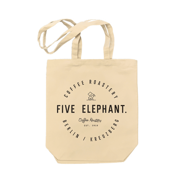 Five Elephant canvas bag