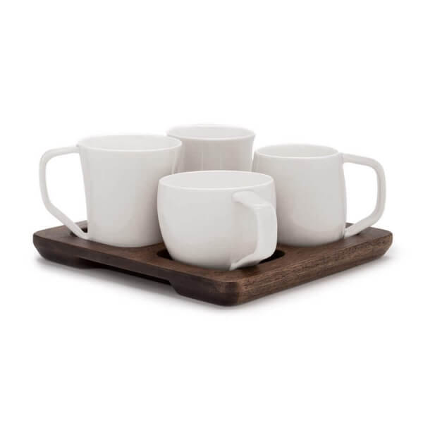 Espro Set of coffee cups 4x295 ml - white