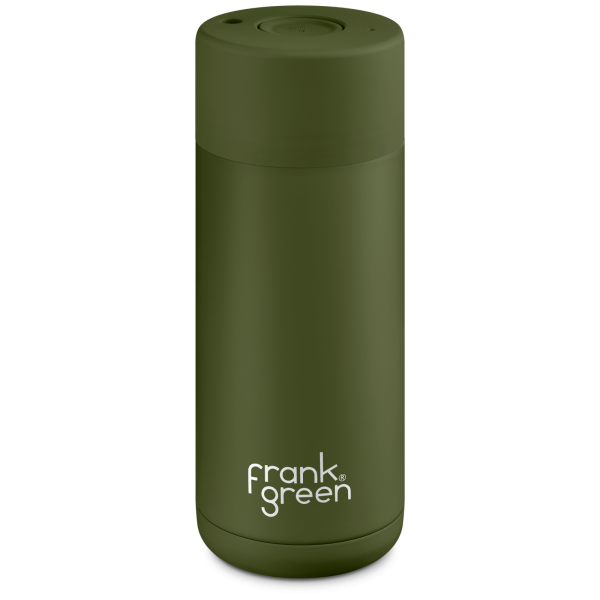 Frank Green Ceramic 475 ml stainless - khaki