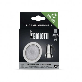 Bialetti seal for moka pot 4 cups - stainless steel