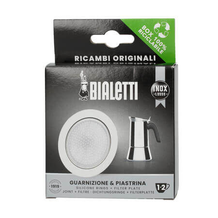 Bialetti seal for moka pot 1-2 cups - stainless steel