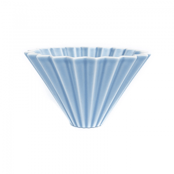 Origami dripper ceramic S - matt blue