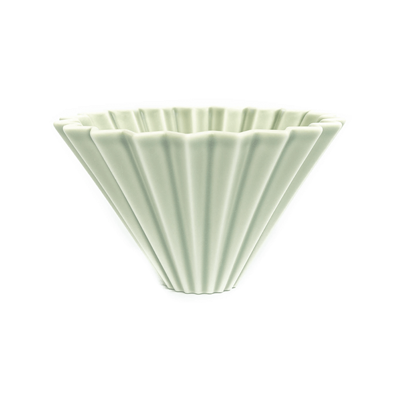 Origami dripper ceramic S - matt green