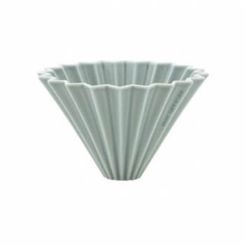 Origami dripper ceramic M - matt gray
