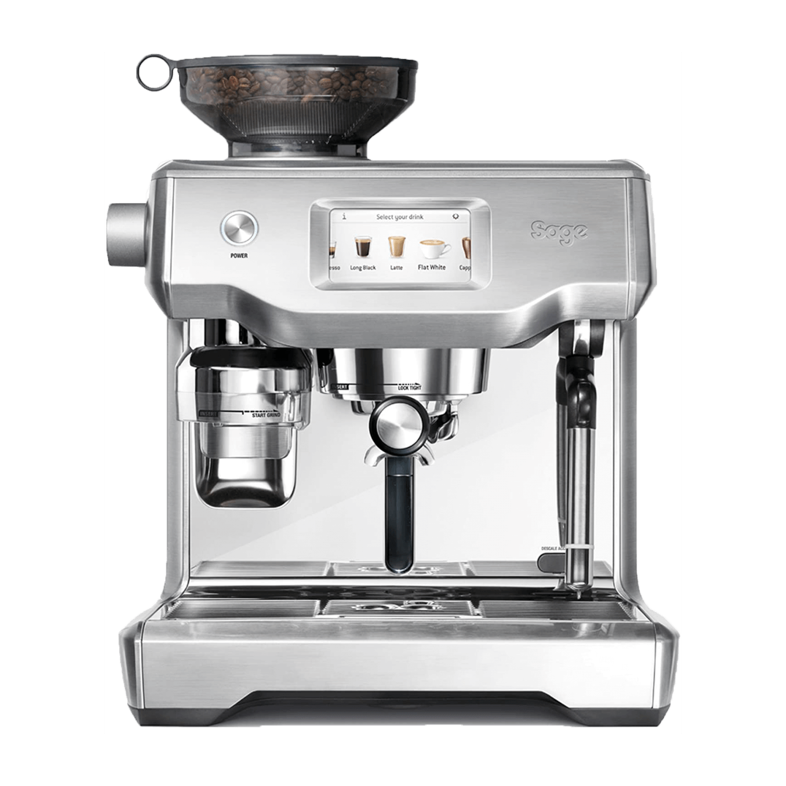 SAGE SES990BSS - THE ORACLE™ TOUCH espresso coffee machine - silver
