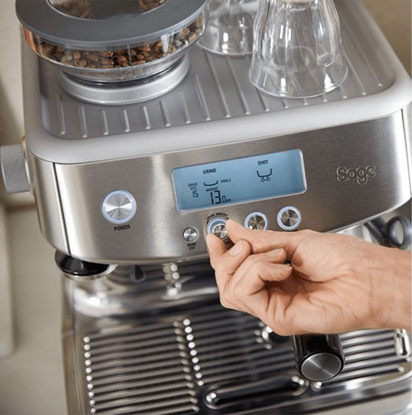 SAGE Barista Pro coffee machine SES878BSS