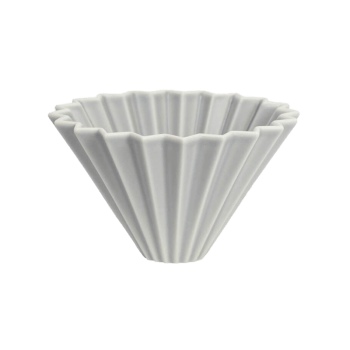 Origami dripper ceramic S - matt gray