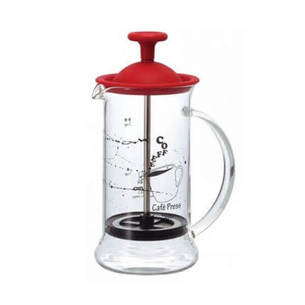 French Press Hario Slim S - 240 ml red