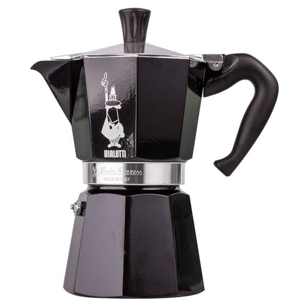 Bialetti Moka Express 6 cups - black moka pot