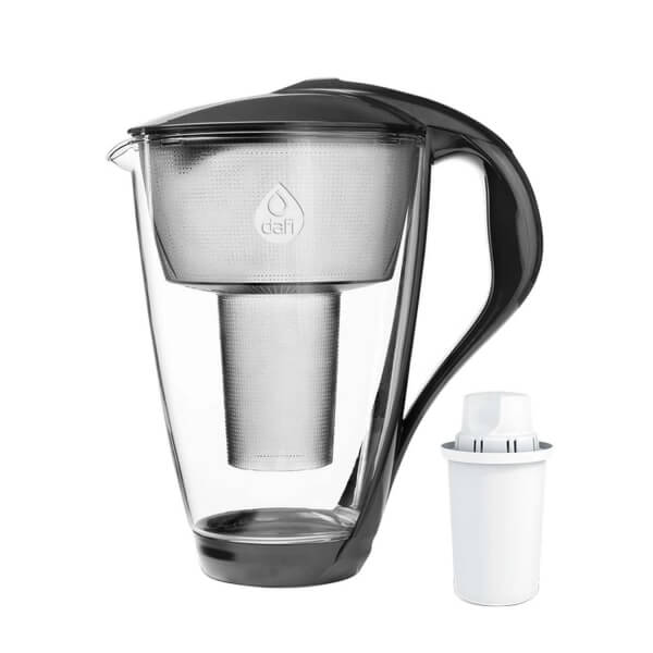 Dafi Filter kettle Crystal 2l - black