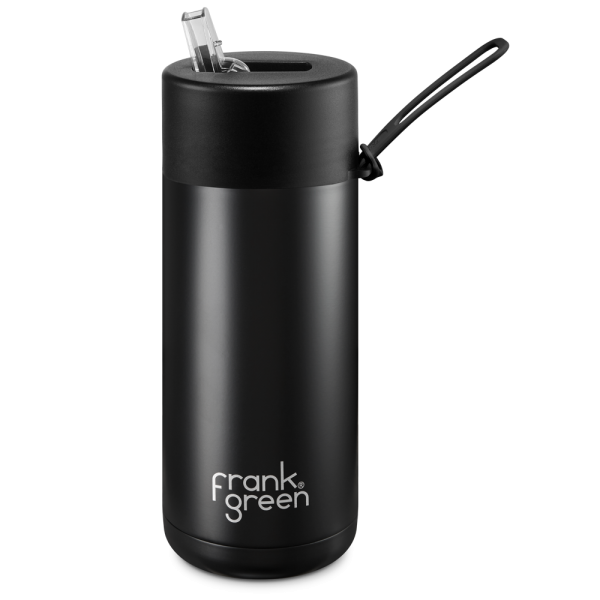 Frank Green Ceramic 475 ml Straw stainless steel - black