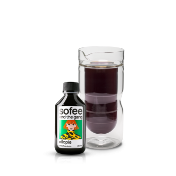 Sofee set - glass server from Orgoj Chorchoj + Sofee 250ml